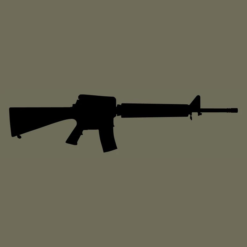 Vector Gun Silhouette