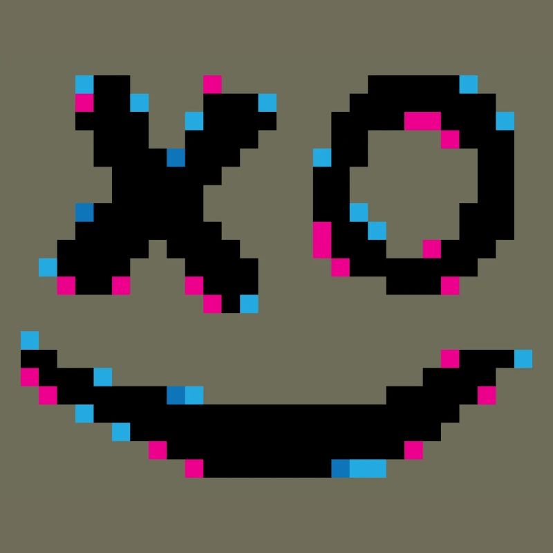 Neon Pixel Confetti