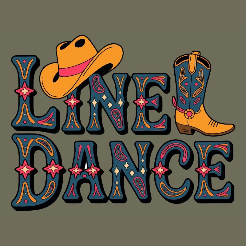 Pattern western de danse en ligne