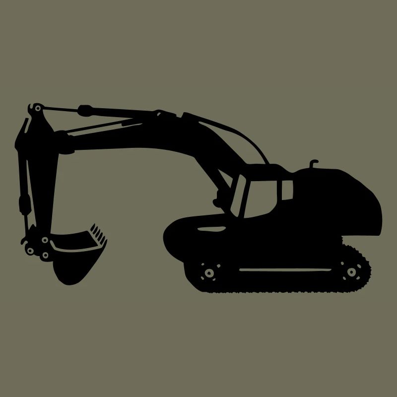 digger backhoe excavator machine