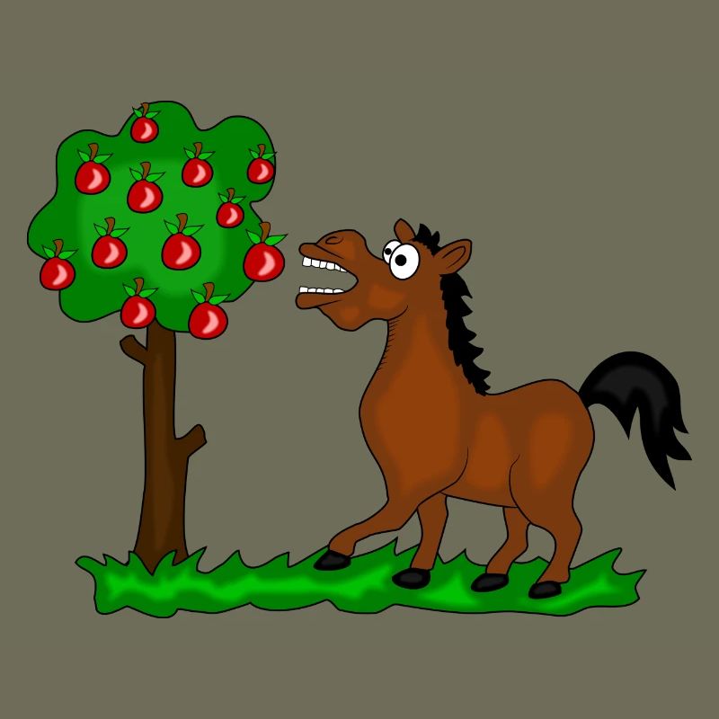 pferd baum