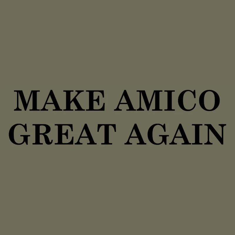 Make Amico Great Again! Black Text