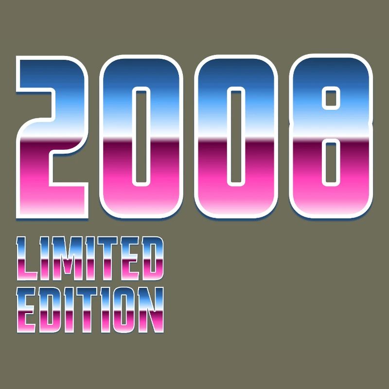 Neon Retro 2008 18ter Geburtstag