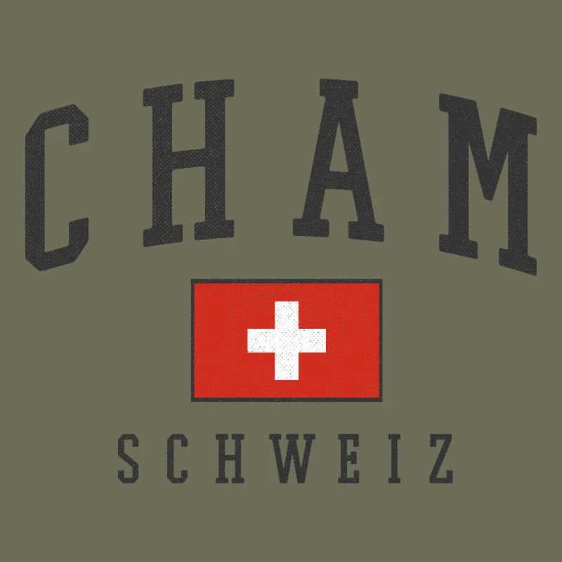 Style du drapeau suisse cham