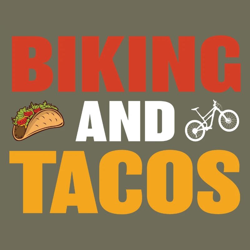 Vélo et tacos conçus pour les loisirs
