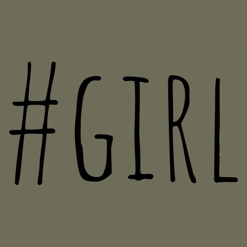 Fille Hashtag - idée cadeau élégant