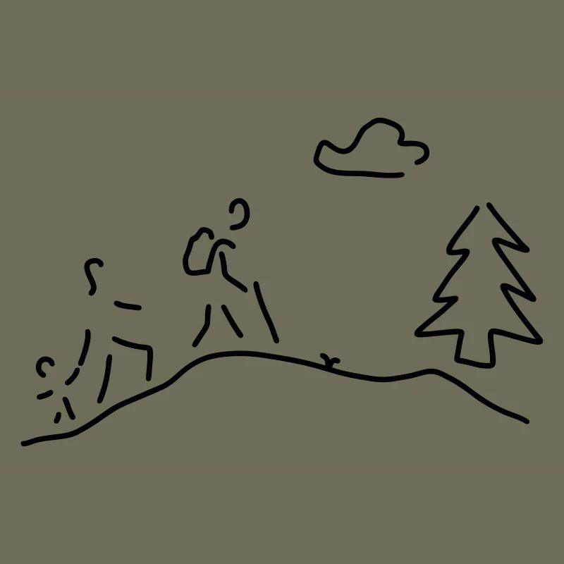 wandern oder walking