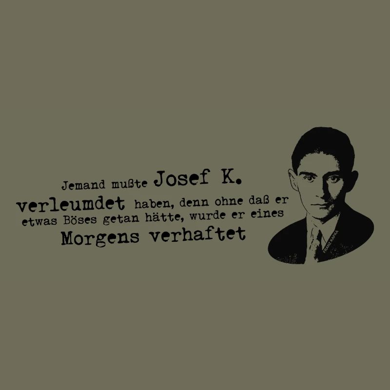 Franz Kafka quotation process Josef K