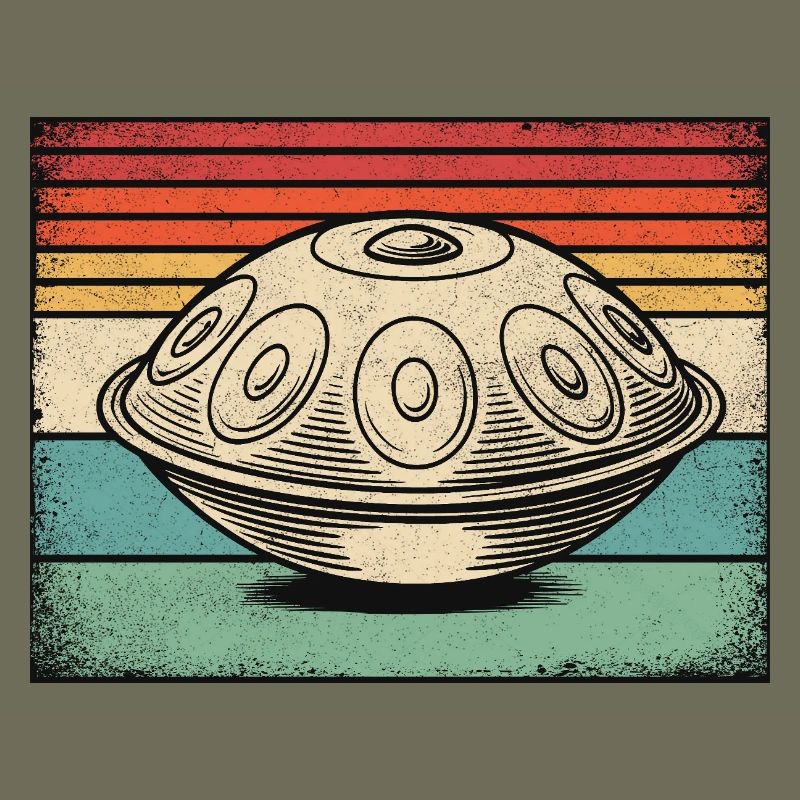 Handpan Hang Drum Retro