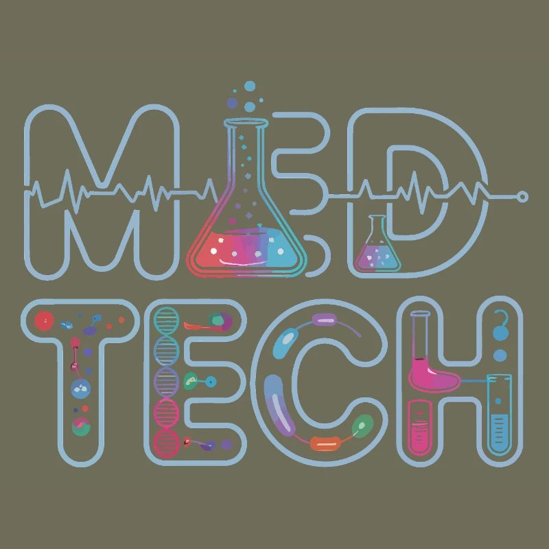 Conception de la science néon du laboratoire MedTech