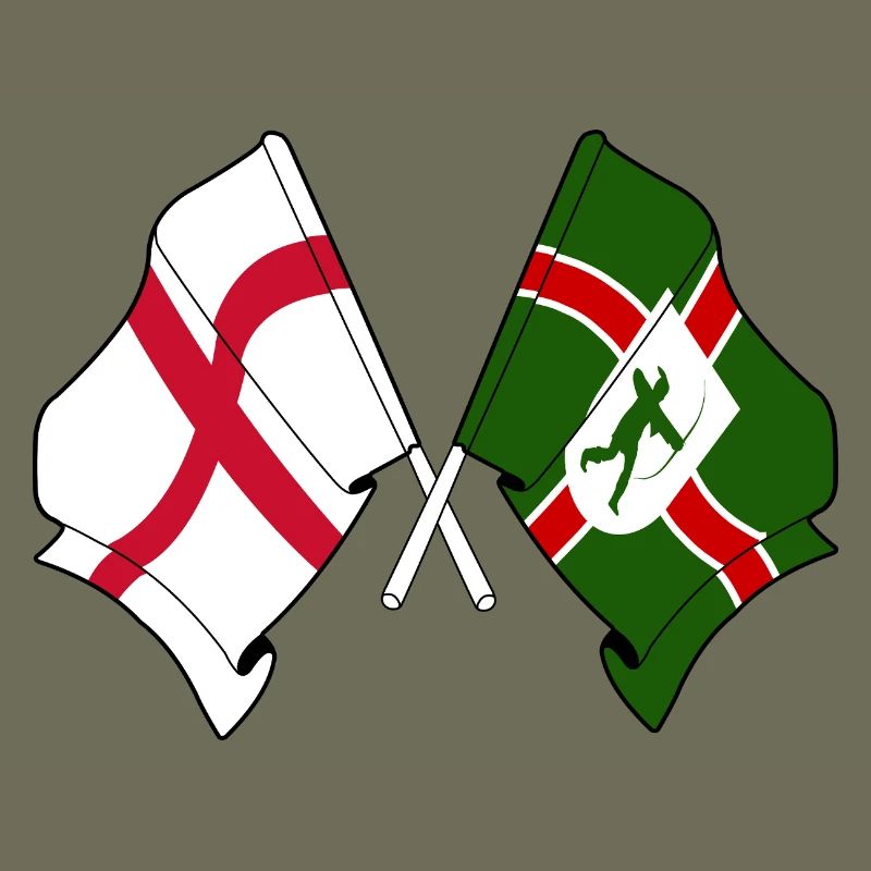 Drapeaux du Nottinghamshire × Angleterre
