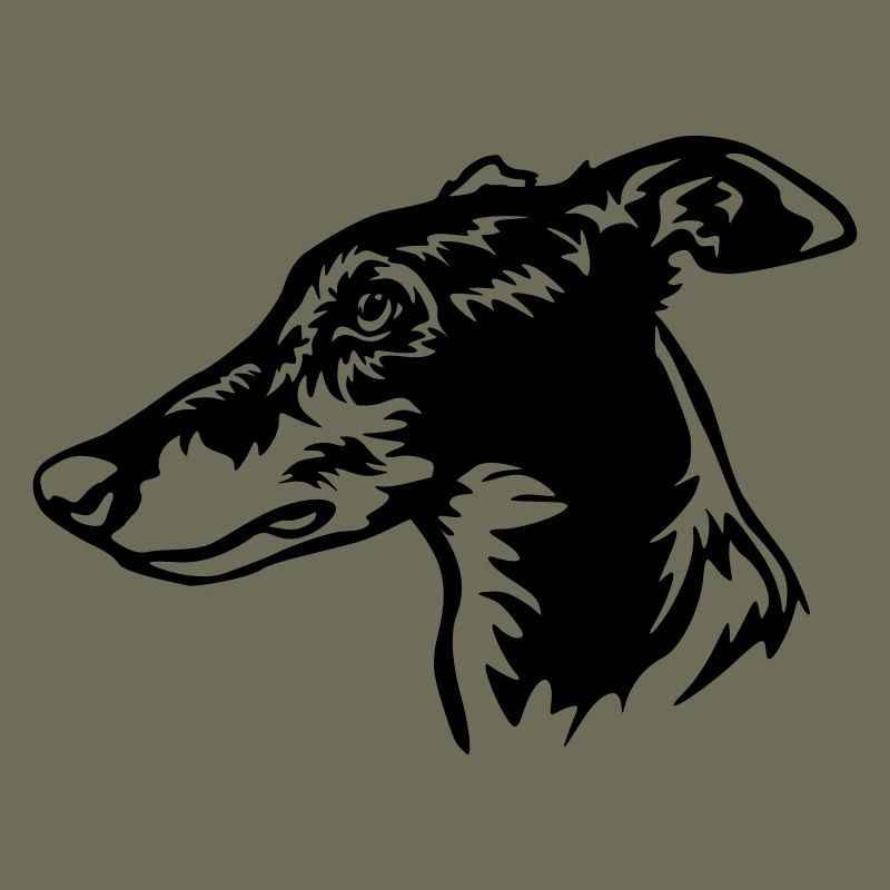 Greyhound Kopf