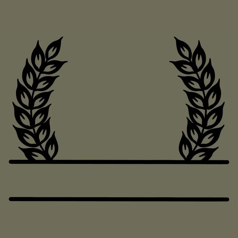 Grain Wreath Name Banner