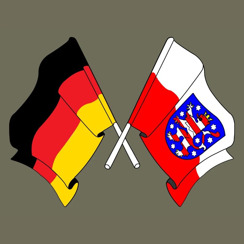 Flag Germany Thuringia