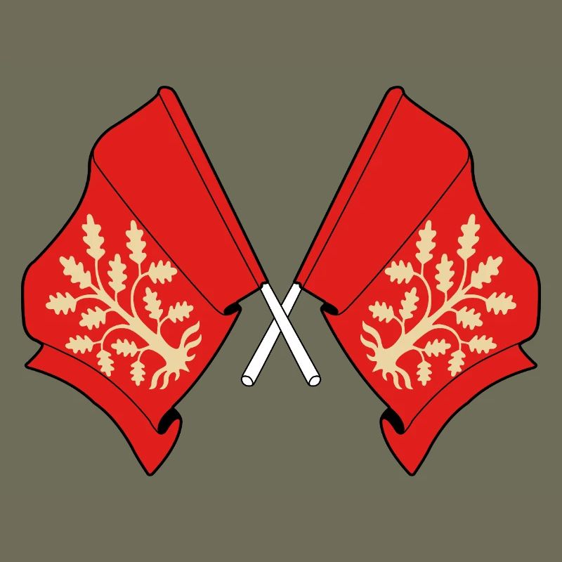 Drapeaux croisés de la conception symbolique d’Agder