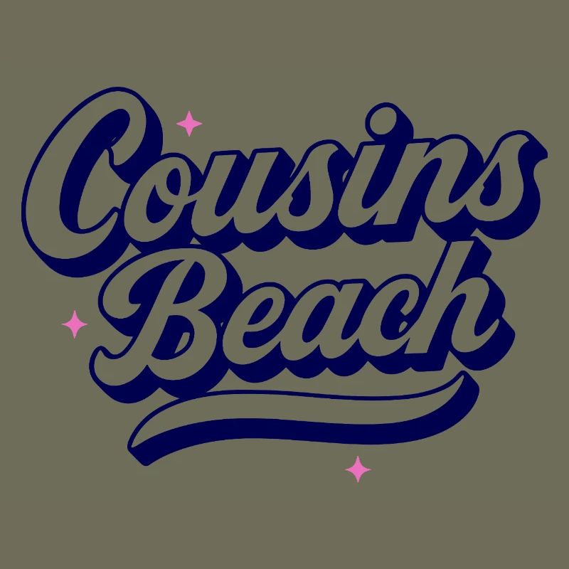 Cousins Beach – Retro Script Design