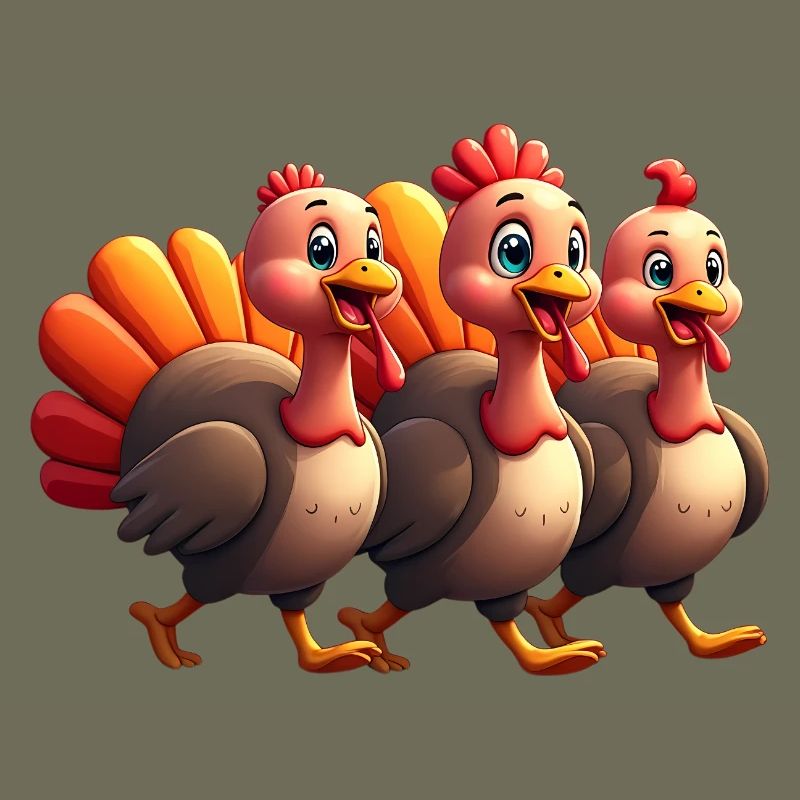 Bébé dinde de Thanksgiving
