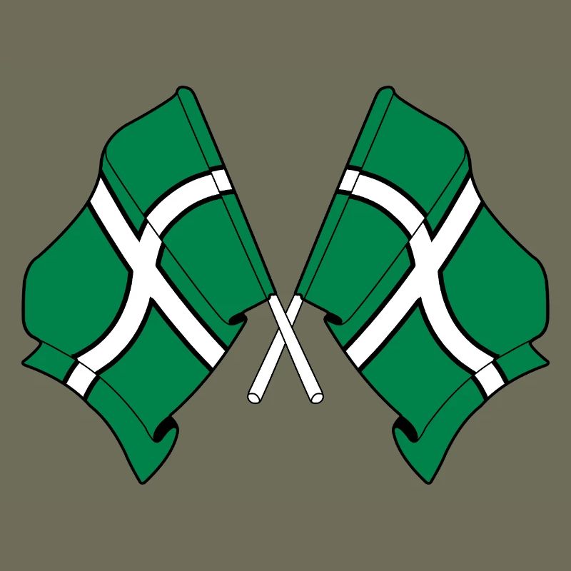 Devon Crossed Flags