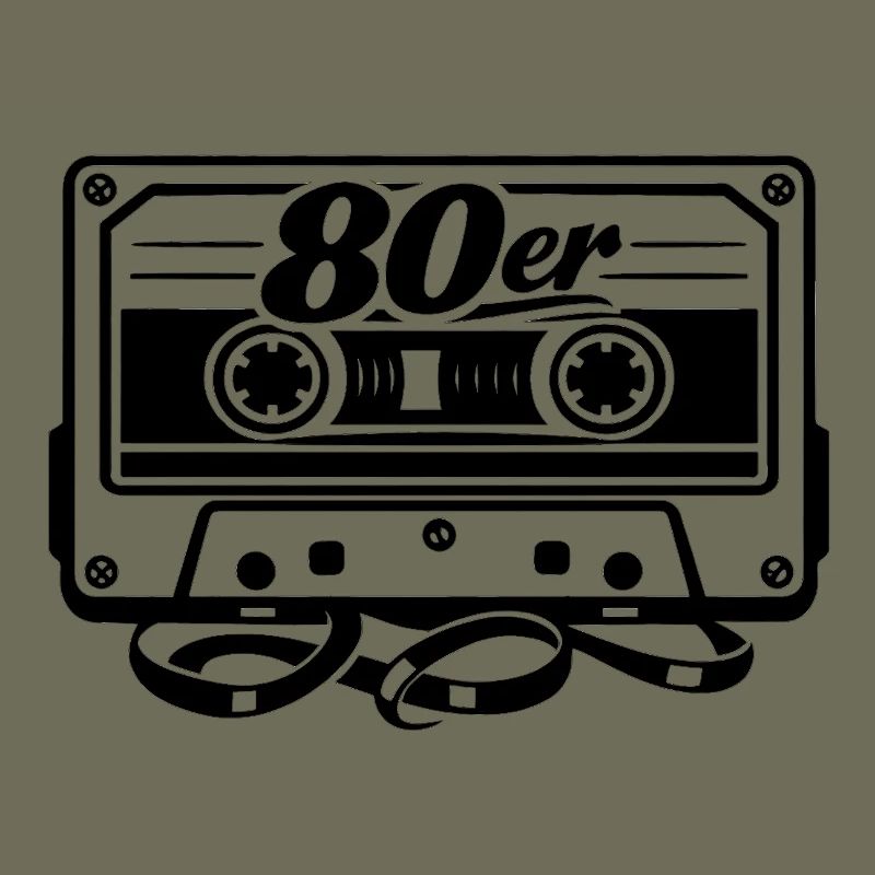 80s Cassette Retro