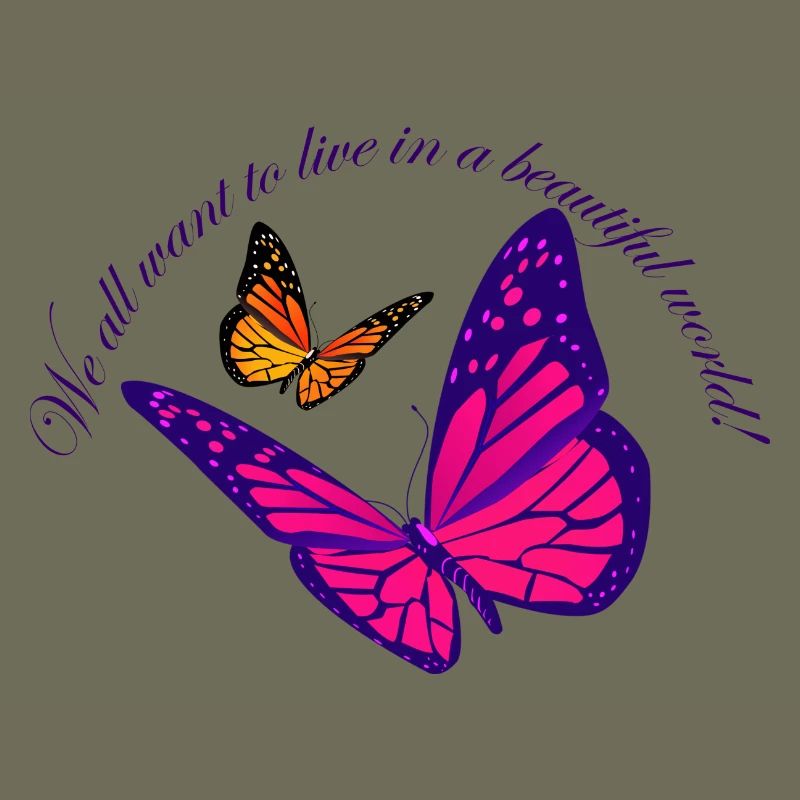 Neon Butterfly Magic