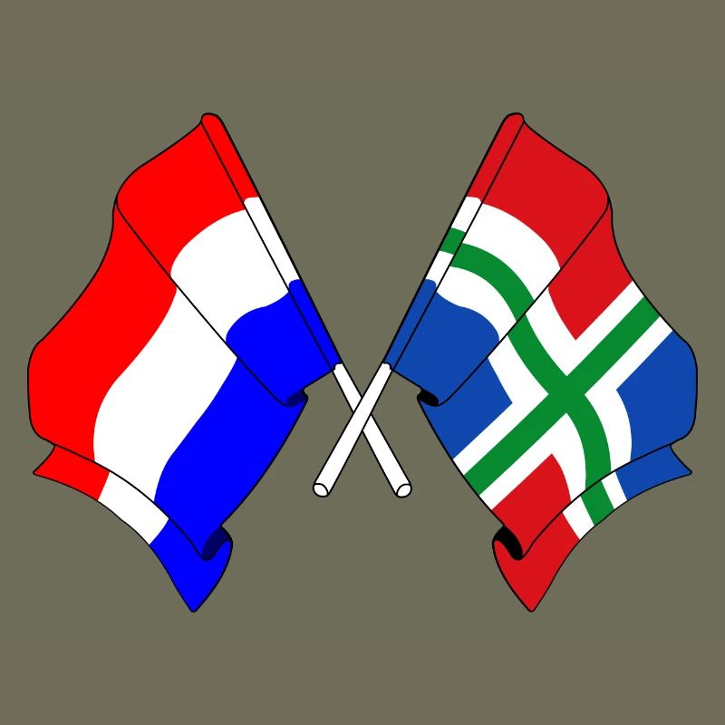 Drapeau Pays-Bas, Groningue