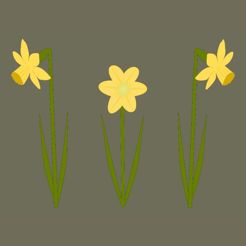Anniversaire de mars Fleurs de naissance Jonquilles en fleurs