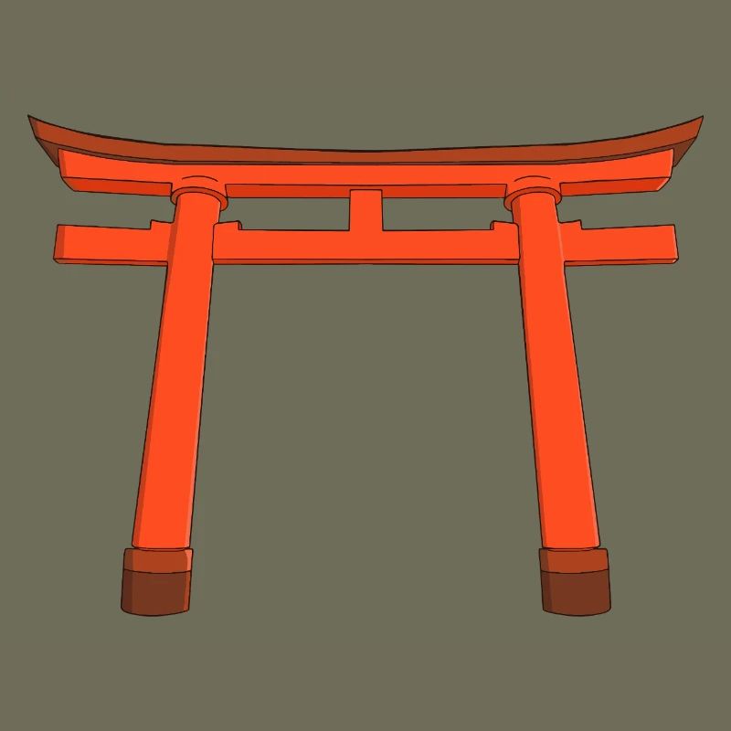 Lebendiges Torii-Tor