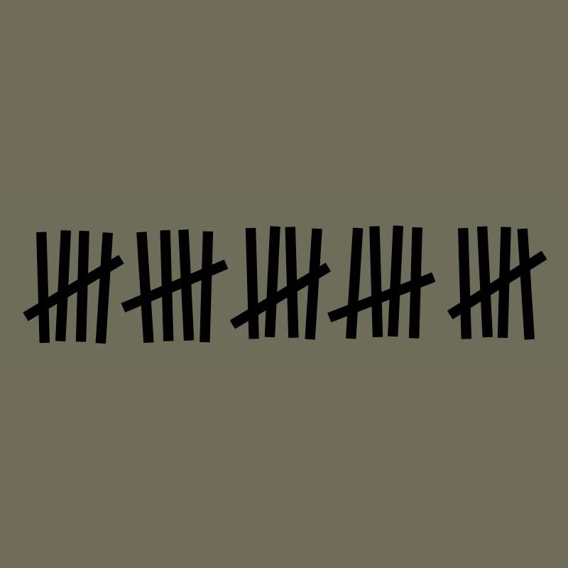 Tally 25 strokes
