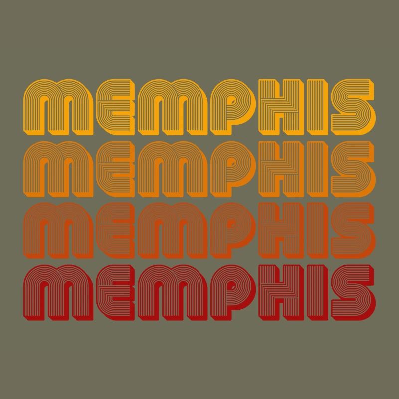 Memphis Gradient Block Pattern