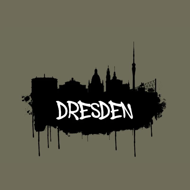 Dresden Graffiti Skyline