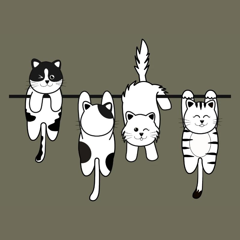 Wäsche Katze