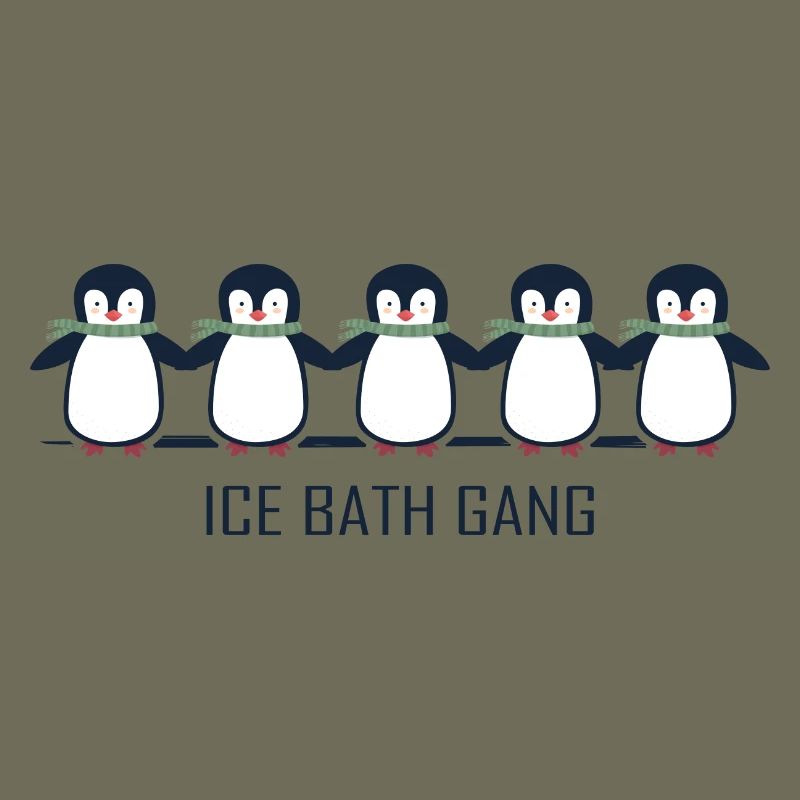 Bains de glace Bains d’hiver Pingouin Bain de glace