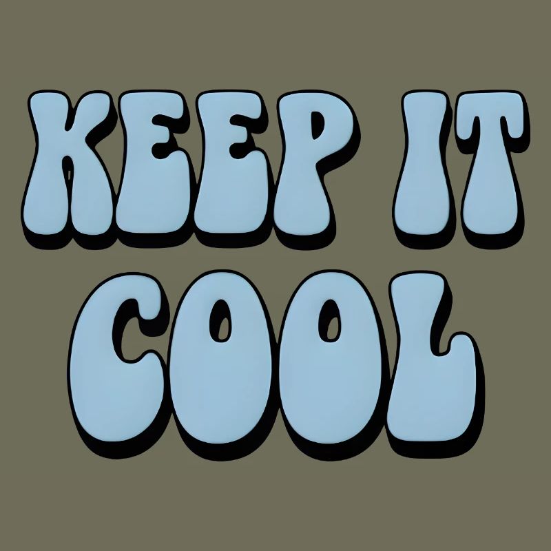 Keep It Cool Bubble Text