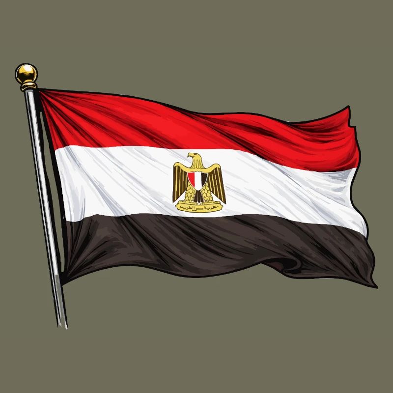 Drapeau égyptien
