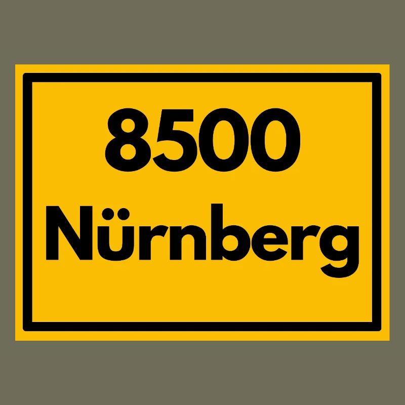 ANCIEN CODE POSTAL RÉTRO 8500 NÜRNBERG FRANKEN