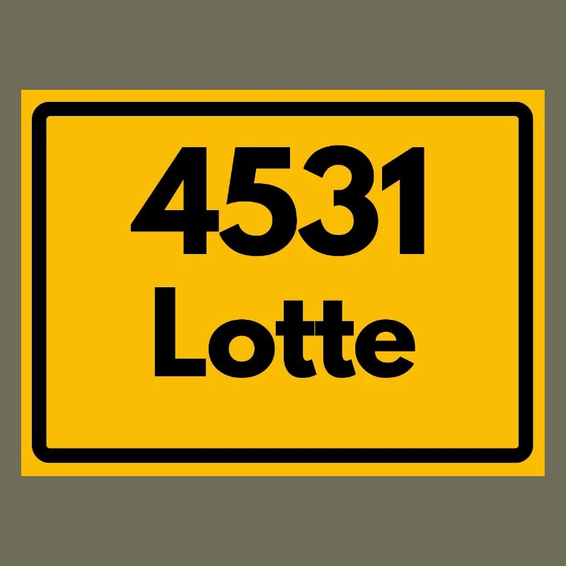 ANCIEN CODE POSTAL RETRO 4531 LOTTE HEIMATSTOLZ