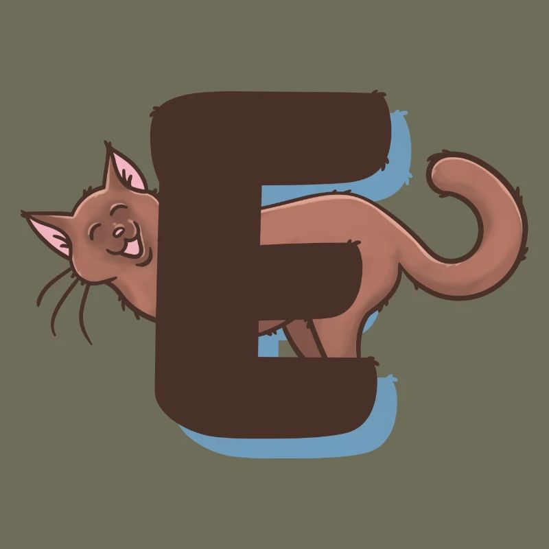 Cat Letter E