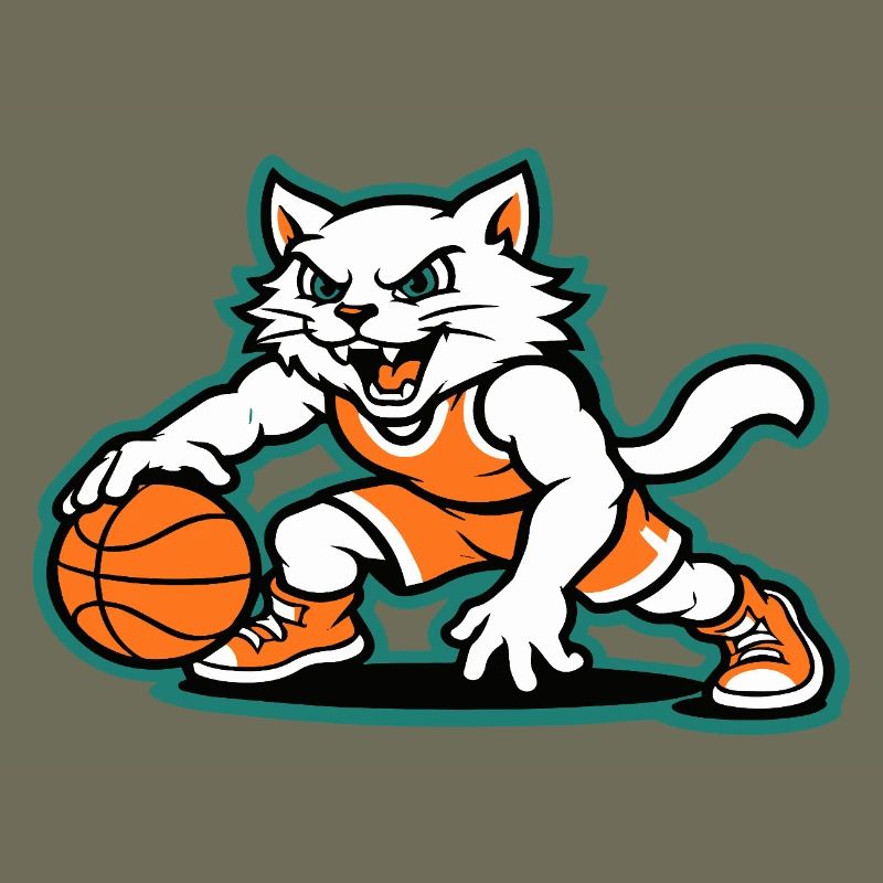 Basketball Cat Dunk