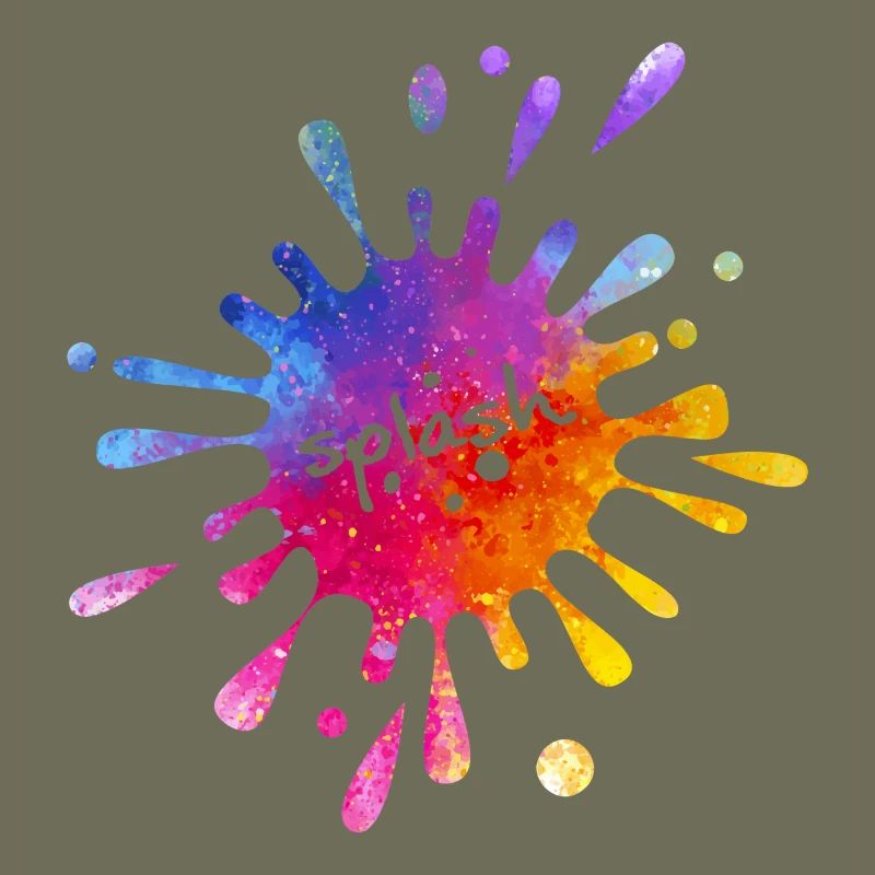 Splash - éclaboussure de couleur colorée
