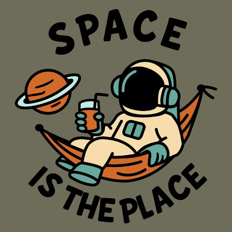 Explorer de l’espace astronaute design relaxant