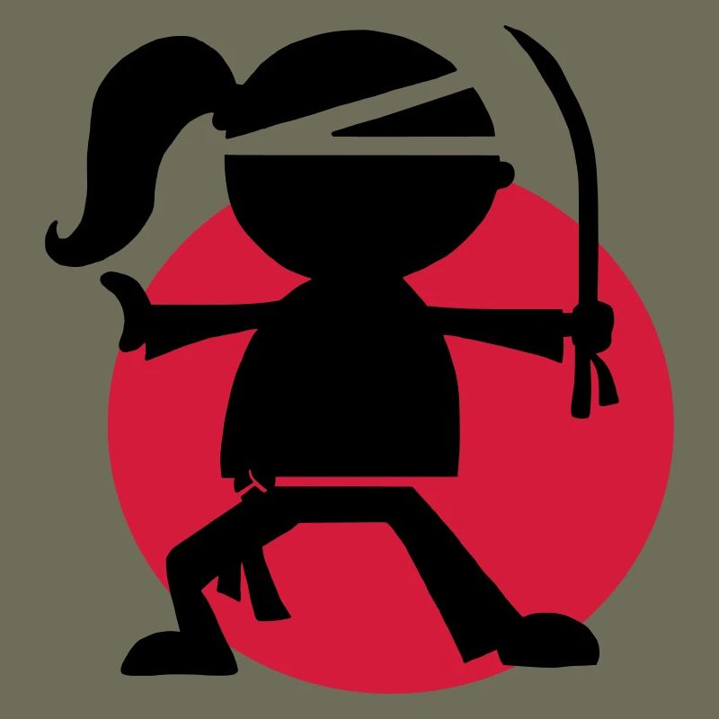 Urbanes Ninja-Mädchen