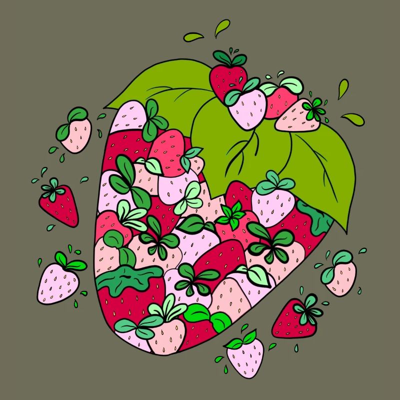 Fruchtige Erdbeeren