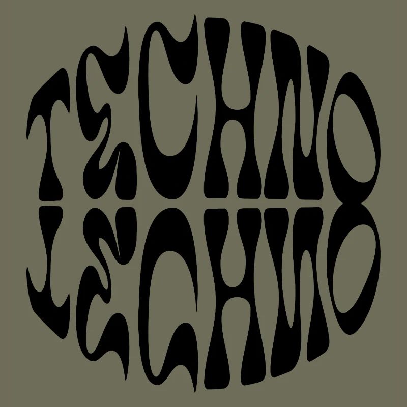 Conception de logo Techno liquid
