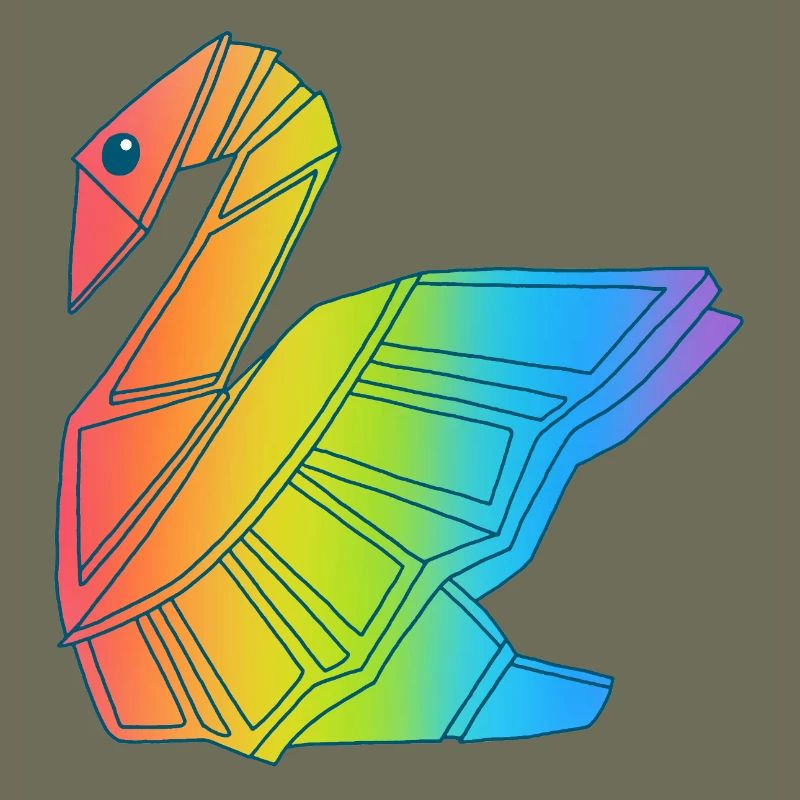 Rainbow Swan