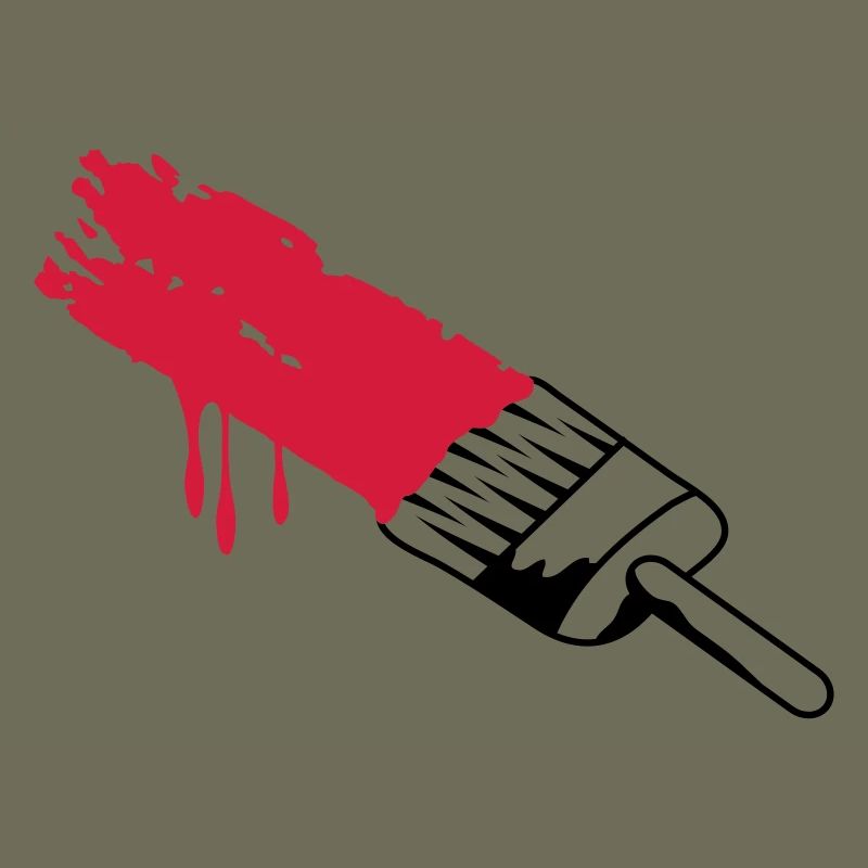 A brush with color
