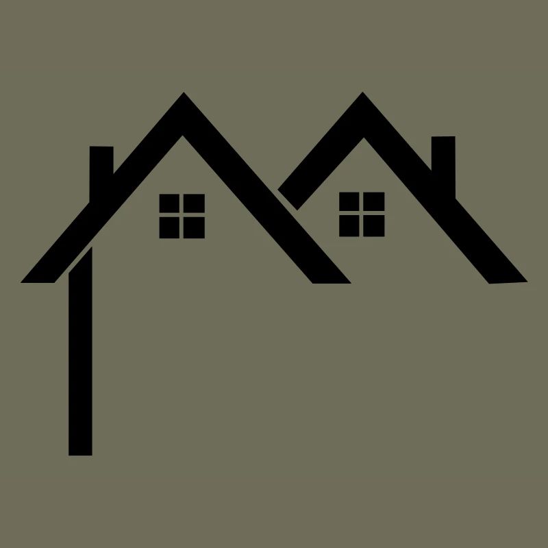 Wohngebiet Logo Häuser