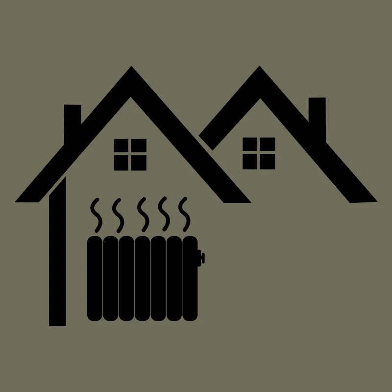 Chauffage de la maison chauffage central chauffage central logo
