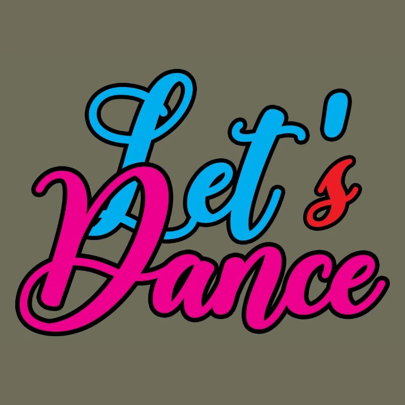 Design de danse joyeux avec splendeur de couleurs