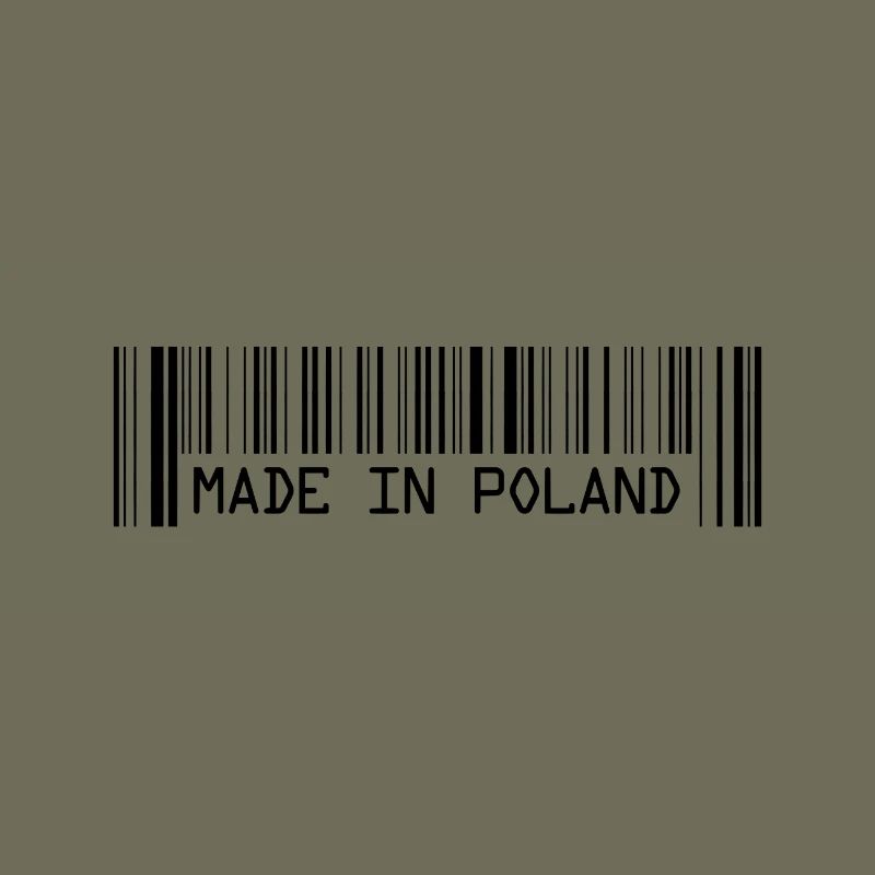 Made in Poland - Polska - Polen - Barcode - Strich