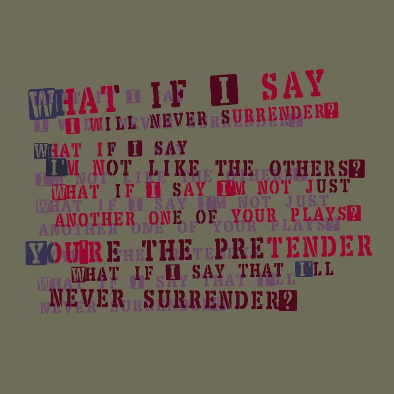 Typographie de la résolution implacable